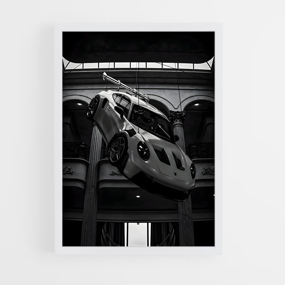 Poster Toupie de Piste – affiche Porsche (vue 3)